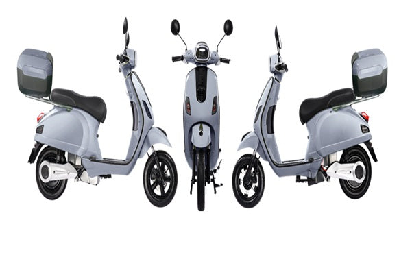 Scuter Electric N-Moto EL3 Gri – Motor Bosch 1000W, Dimensiuni 1760×540×1130mm, Greutate 65Kg, Viteză Max. 45 km/h, Autonomie 60 km, Baterii 72V, APP, GPS, Carte RAR (C.I.V) + CADOU Tricou N-Moto